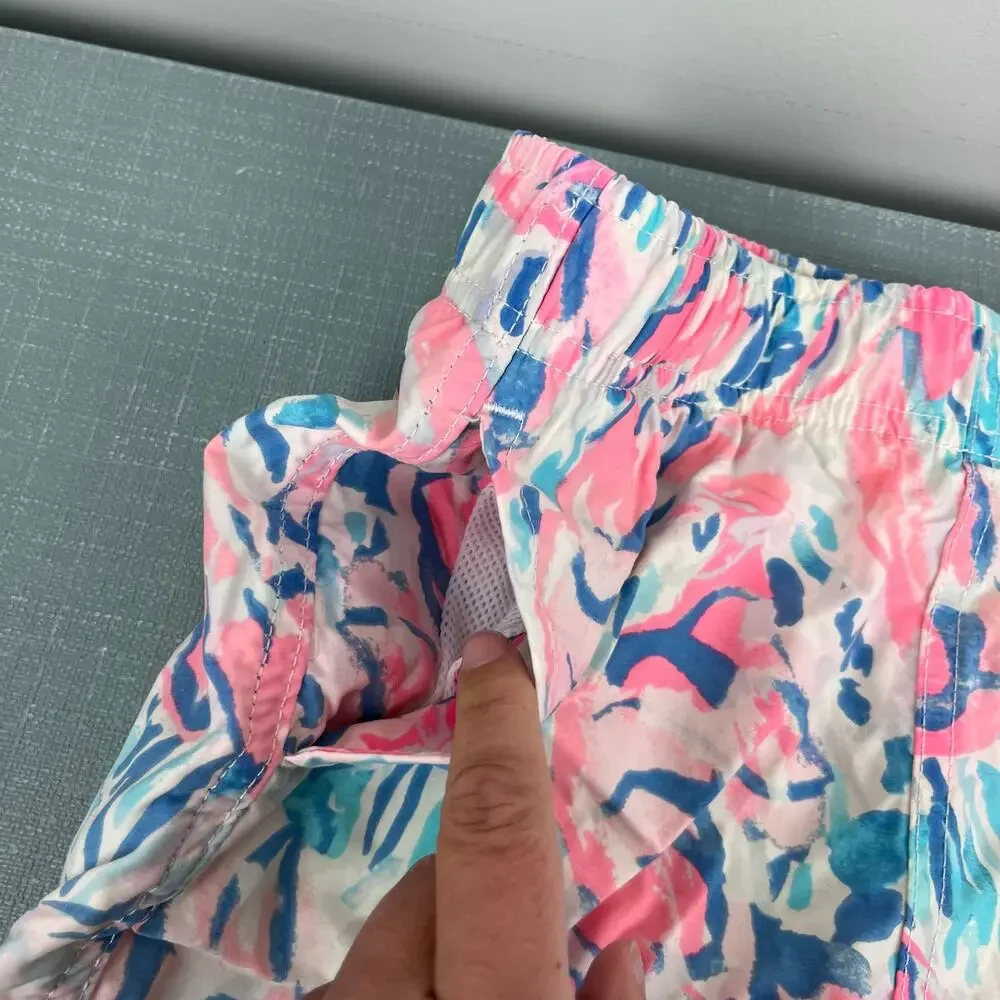 Lilly Pulitzer Boys Junior Capri Swim Trunk Cosmic Coral S